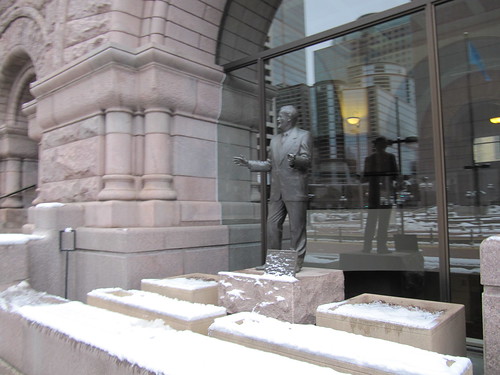 Hubert H Humphrey at City Hall