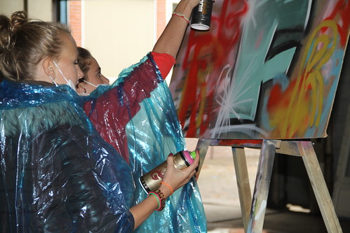 Graffiti Workshop Jongerenwerk als Vrijgezellenfeest