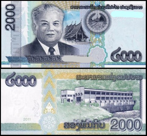 2000 Kip Laos 2011