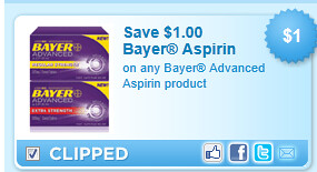  Bayer Advanced Aspirin Product Coupon