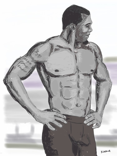 Athlete (iPad Drawing)