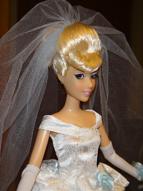 Designer Wedding Bride Cinderella Portrait Left Front View