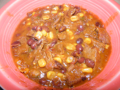 Southwest beef with beans