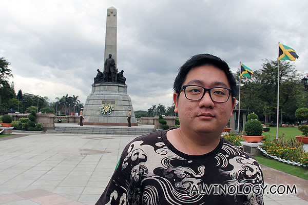 Me in front of the Rizal Monument