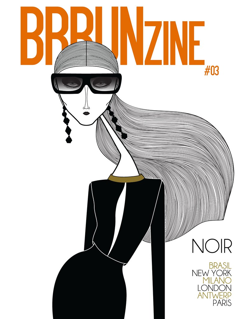 BRRUNzine #03 — "Noir" by Leandro Dário —  Creative Director: Bruno Capasso — Pavlova wears Lanvin Spring Summer 2012