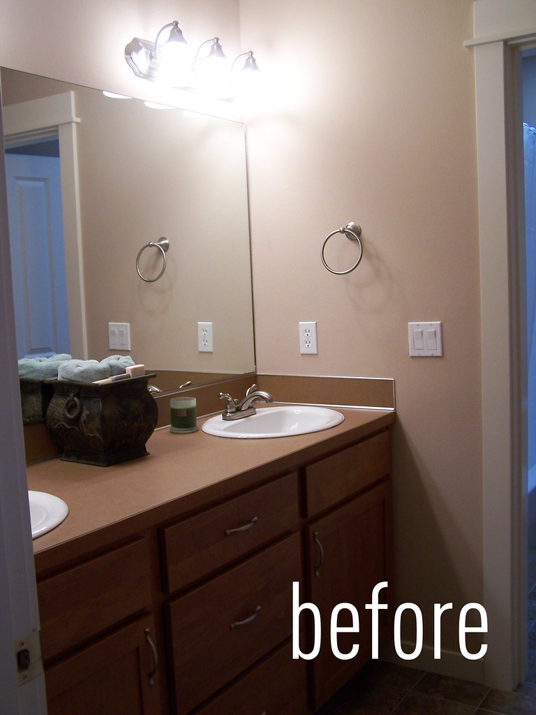 Boy's Bathroom Before & After