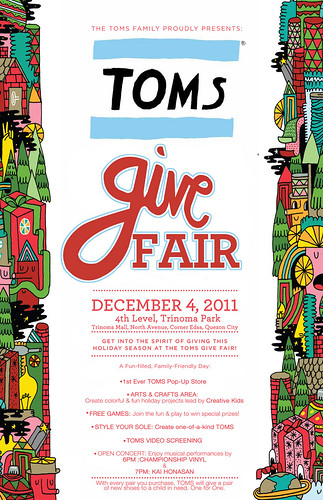 TOMS Give Fair TriNoma December 4, 2011