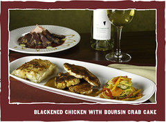 Blackened Chicken with Boursin Crab Cake - Z'Tejas | Bellevue.com