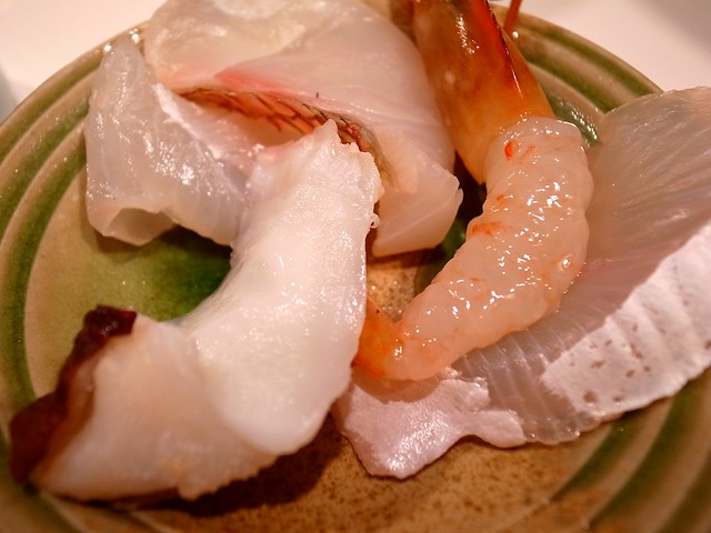 Fish dishes in Sapporo, Japan