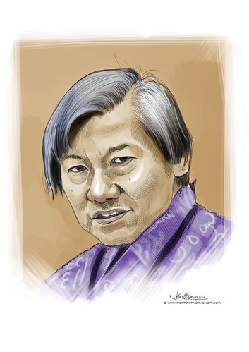 digital portrait of Mr Tan Wee Khim (Netball President) revised