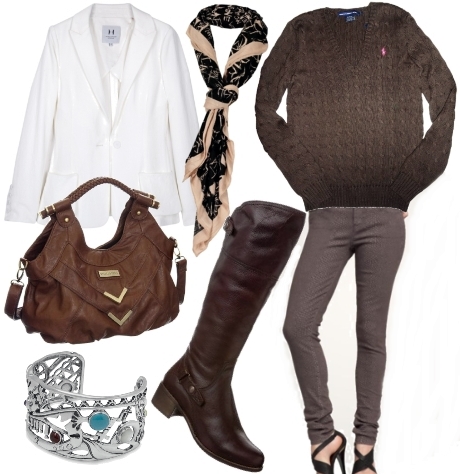 wear riding boots with neutral palettes