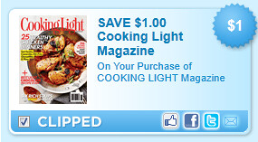 Cooking Light Magazine Coupon