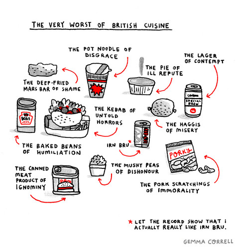 the very worst of British Cuisine (part one) by gemma correll