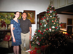 With the Bautistas' Christmas Tree