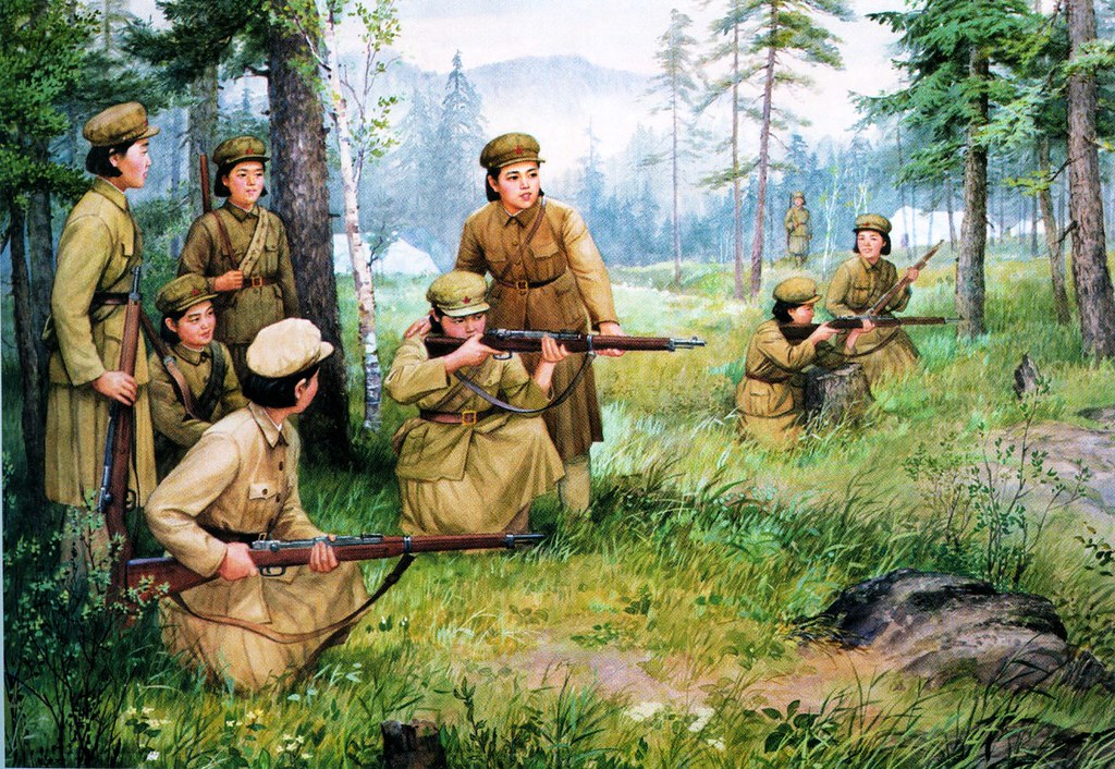 Искусство меткой стрельбы героини антияпонской войны Ким Чен Сук 