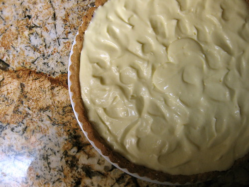 Meyer lemon cream tart
