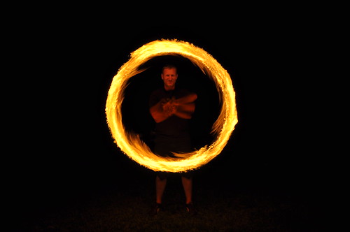 Spinning Fire dancing