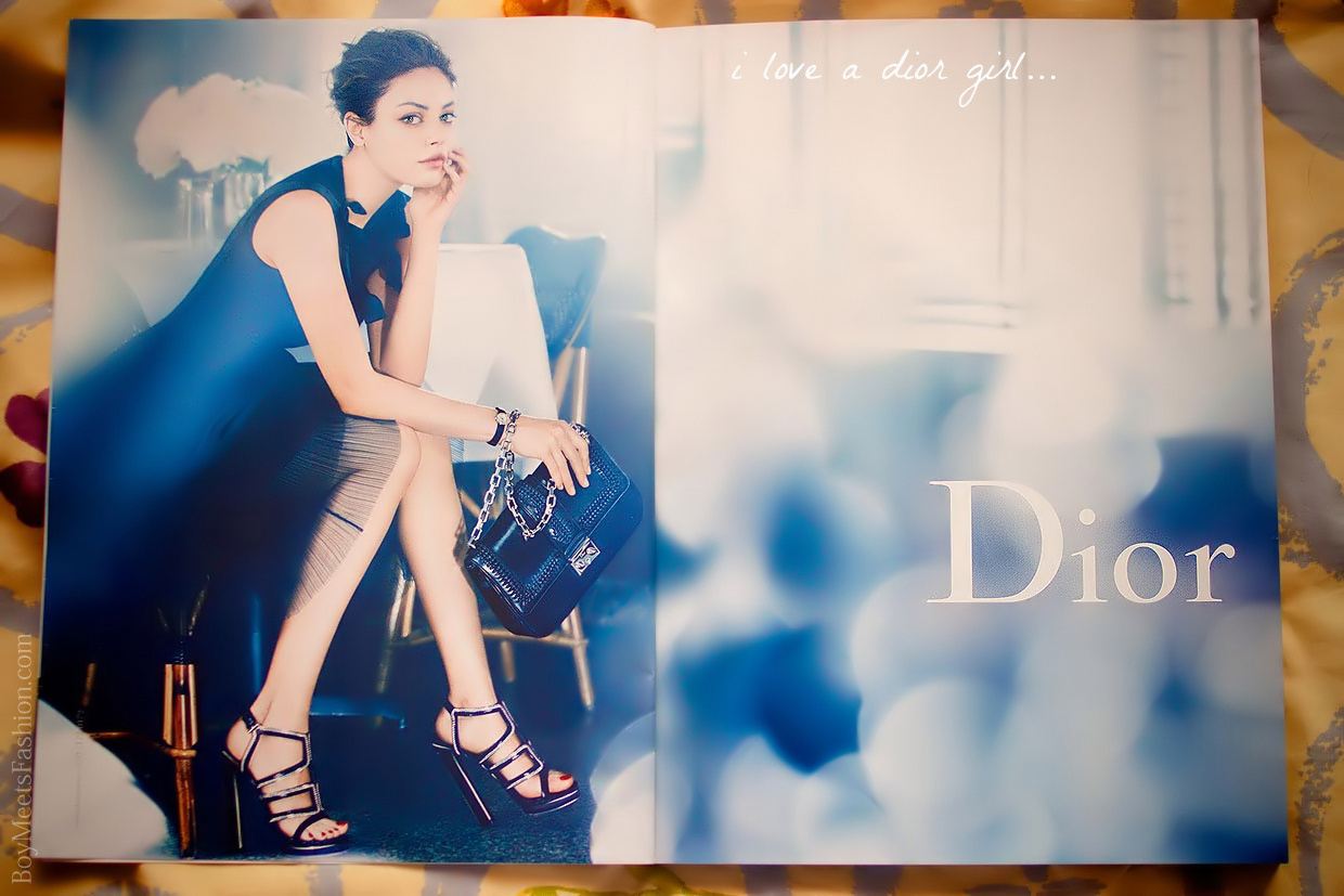 Spring and Summer 2012 CHRISTIAN DIOR print ad