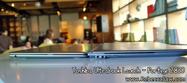 Toshiba Ultrabook - Portege Z830-leftside