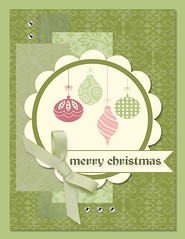 Olive and Celery Christmas Card