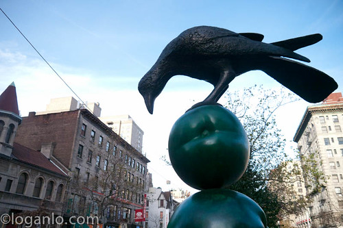 Sculpture on Broadway in the UWS, NYC