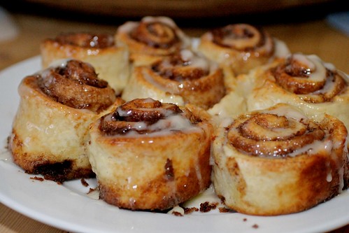 cinnamon rolls made by you