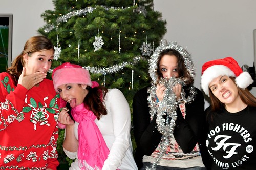 Funny Christmas Friend Family Photo