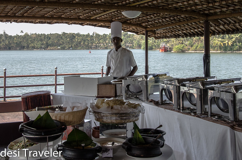 Buffet on Houseboat by ITC Welcome Group
