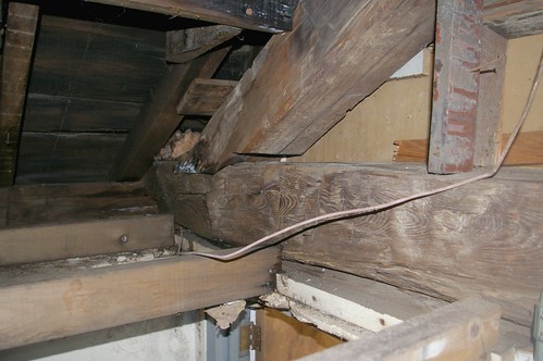 Structural detail, attic, Luster Tannery