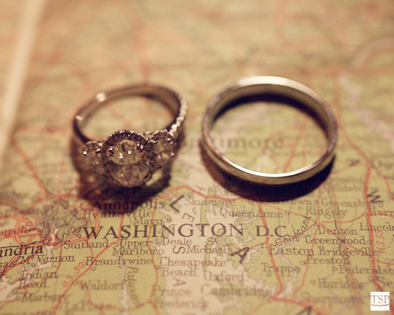 Wedding Rings on a Map
