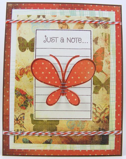 SOL January Butterfly Note Card
