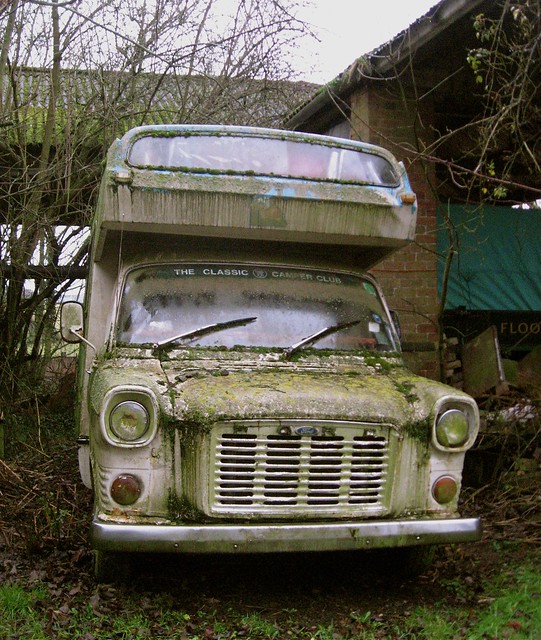 Old Ford transit campervan