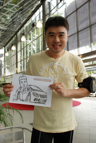 Caricature live sketching for Tan Chong Nissan Almera Soft Launch - Day 2 - 40