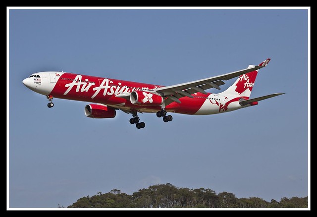 Air Asia plane by flickr user shebalso
