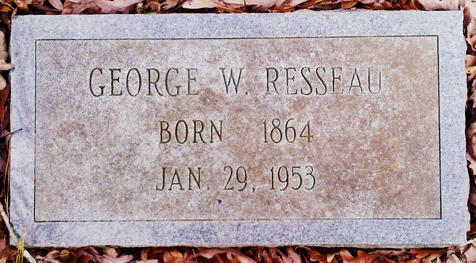 George W Resseau
