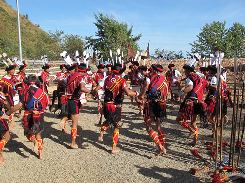 Sumi dancers from Khetoi village, Hornbill Festival