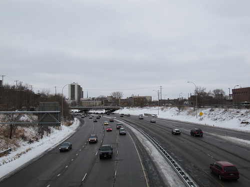Eastbound I-94 from 3rd Ave facing West