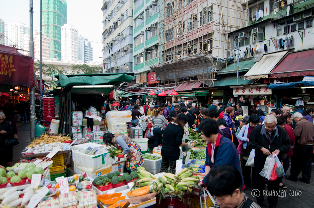 Shau Kei Wan Market view