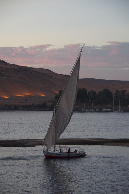 Egypt 2011 - Falua in the Nile River