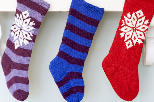 knit Christmas stockings