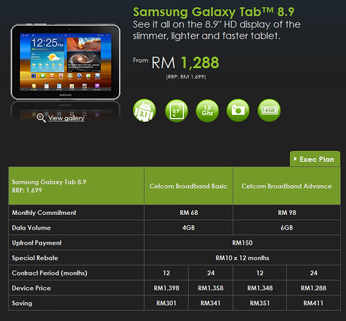 Celcom adds a new member to the Tab family – Samsung Galaxy Tab™ 8.9