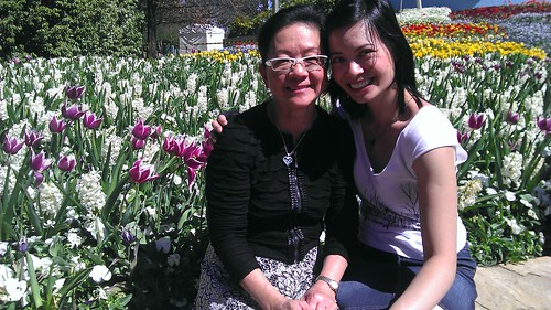 Mum and I at Floriade, Canberra