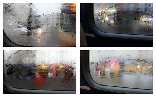 on the bus in the rain on the first day of a new year by Sarah @ pingsandneedles