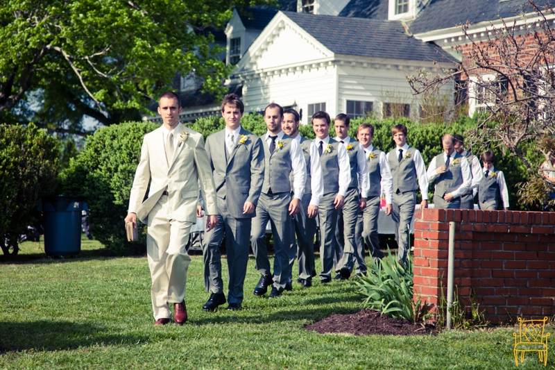 gray and yellow outdoor vintage wedding_048
