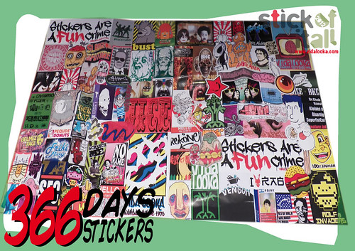366 Days - 366 Stickers - Enero - January -  Lo prometido es deuda....aquí está el resultado by Vidalooka - STICK OF IT ALL VOL.3 -