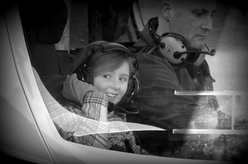 My daughter the co-pilot, sometimes you need to open a childs mind to the wonders that surround us