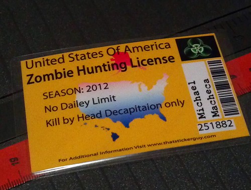 Zombie Hunting License