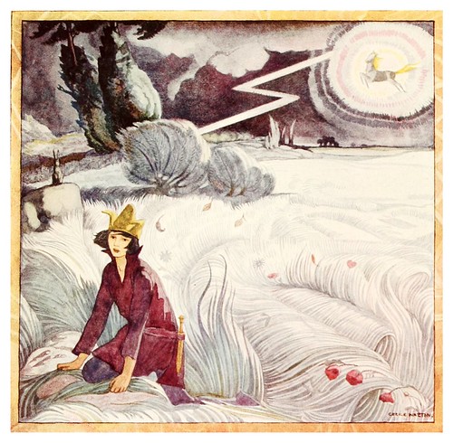 004-El caballo aparece en la tormenta-Polish fairy tales 1920-Cecile Walton