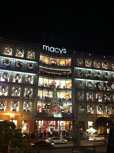 San Francisco Union Square Macy's Christmas Tree