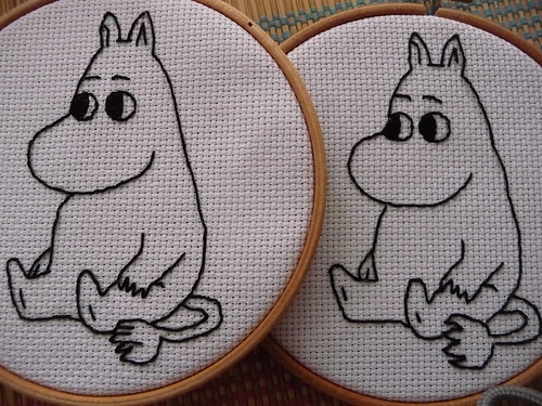 Moomin embroidery